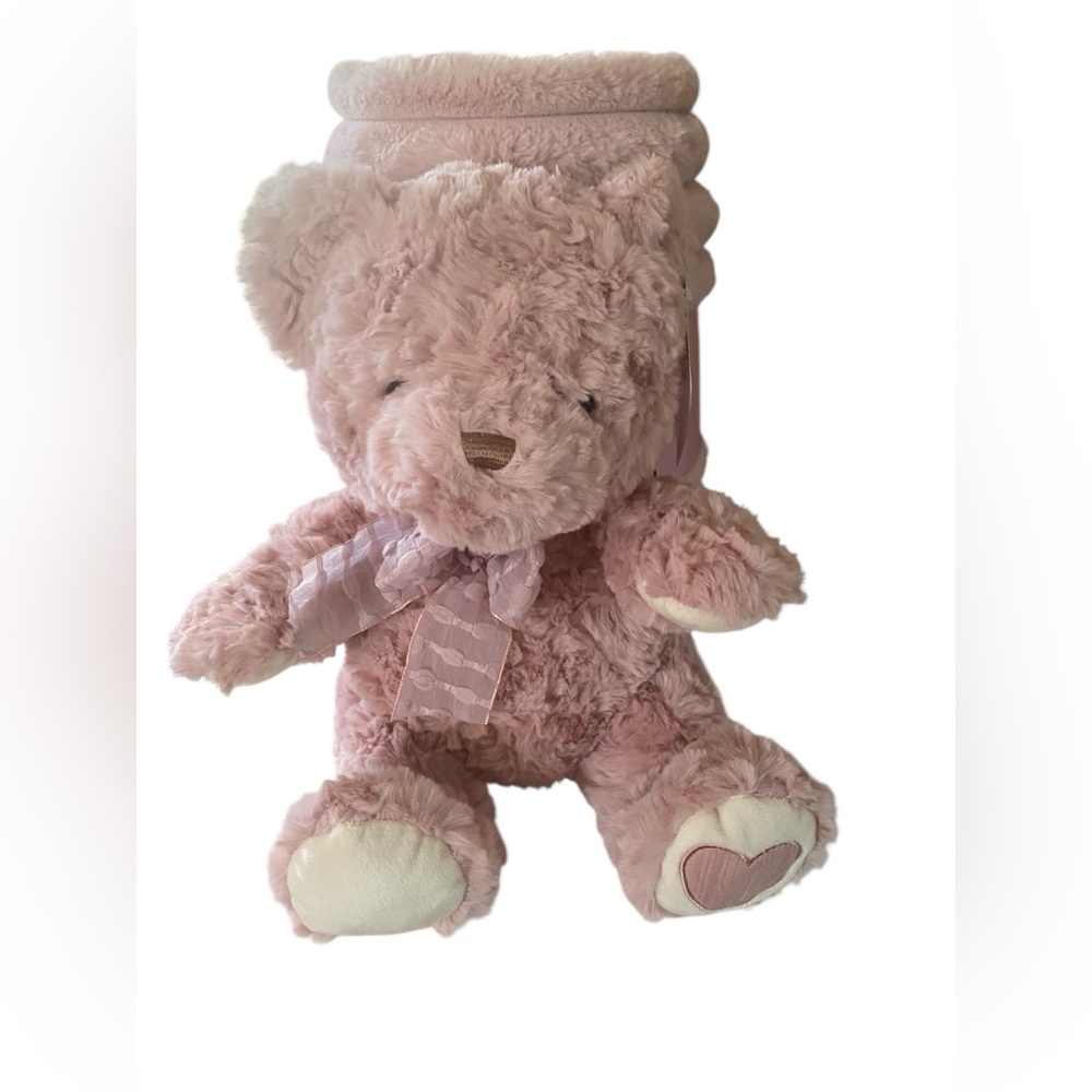 Plush Pink Teddy Bear Stuffed Animal for Kids NWT